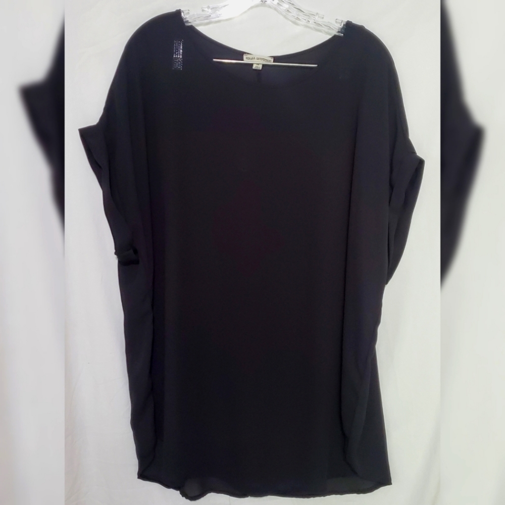 Zenana Outfitters, Women's Plus, Short Sleeve Blouse